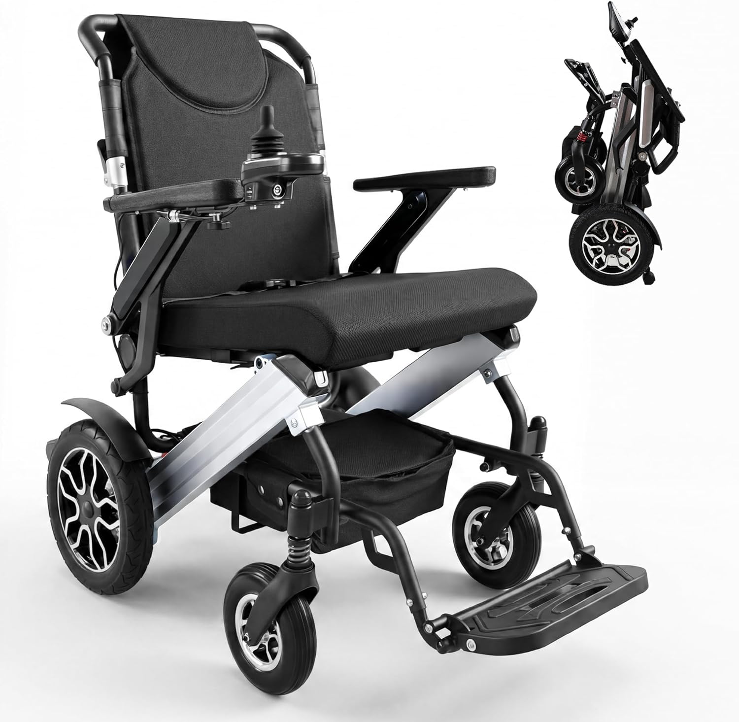 Zygenair Foldable Aluminum Electric Wheelchair For Adults 350 Lbs Zygenair Foldable Aluminum Electric Wheelchair For Adults 350 Lbs