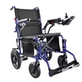 thumbnail image 1 of MediNex Electric Wheelchair, 20+ Miles Range(350LBS) ,Lightweight Foldable Electric Wheelchairs for Adults,12Ah Lithium Battery,Motorized Wheelchair,Blue,16in Width, 1 of 9