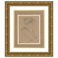 thumbnail image 1 of Zygmunt Waliszewski 12x14 Gold Ornate Wood Frame and Double Matted Museum Art Print Titled - Portrait of N.V.Poroshina, a Pupil of N.Sklifosovsky's School (1914), 1 of 4