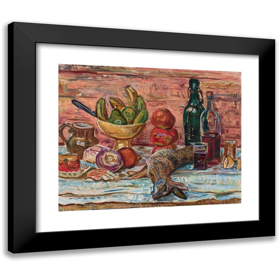 Zygmunt Waliszewski 14x12 Black Modern Framed Museum Art Print Titled - Island of Love (1929)