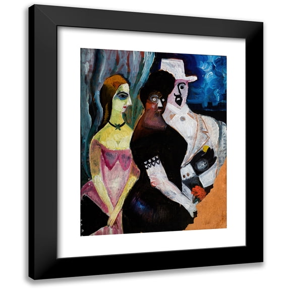 Zygmunt Waliszewski 15x18 Black Modern Framed Museum Art Print Titled - In the Box (1922)