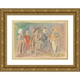 thumbnail image 1 of Zygmunt Waliszewski 24x18 Gold Ornate Framed and Double Matted Museum Art Print Titled - Singing Boys (1934), 1 of 4