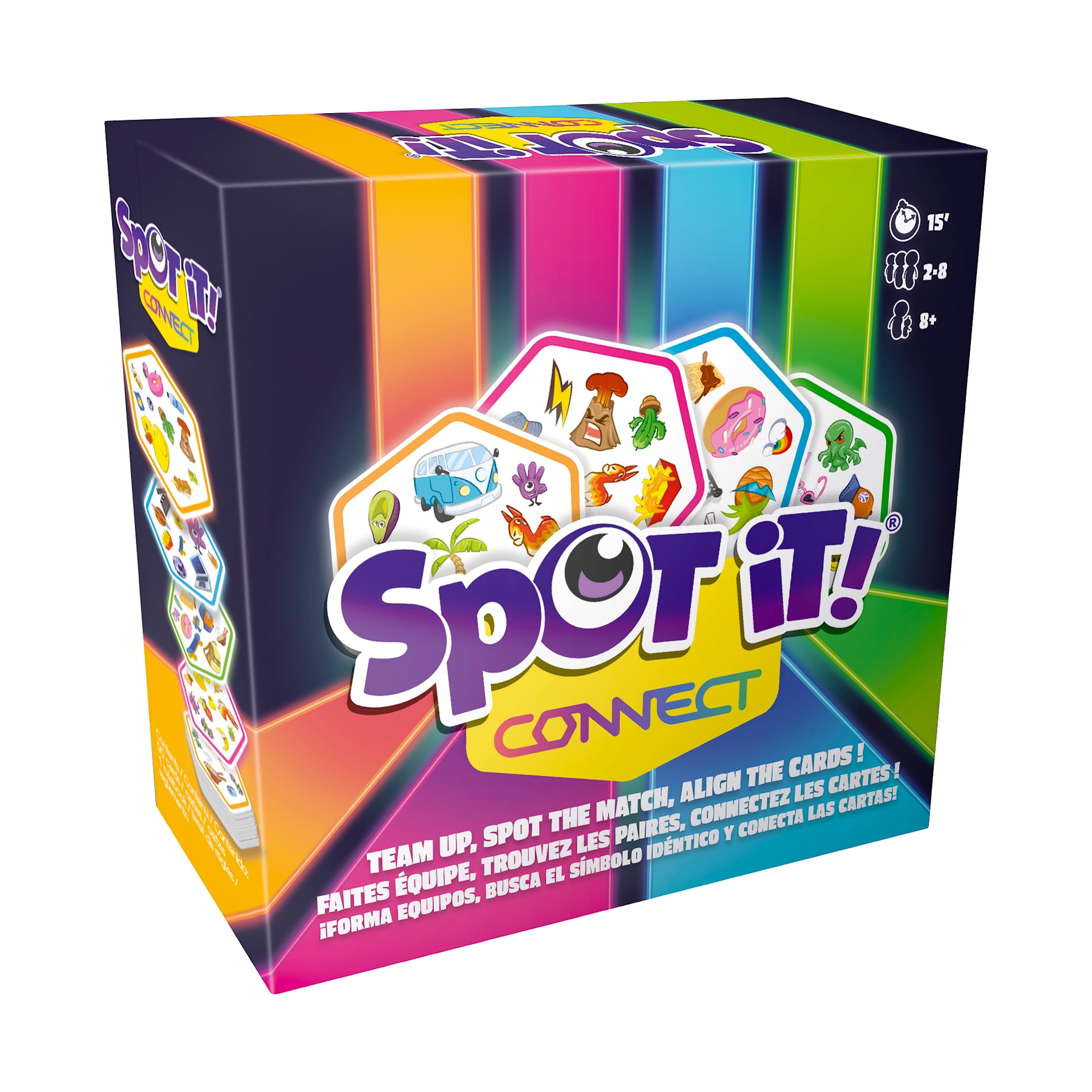 Zygomatic, Spot it! Connect, 90 Cards, Fast-paced Reflex Game