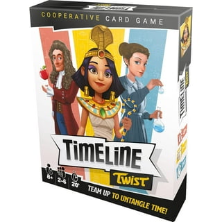 Zygomatic Timeline Twist Pop Culture Edition - Test Your Chronological Knowledge! Cooperative Trivia Game, Fun Family Game for Kids and Adults, Ages 8+, 2-6 Players, 20 Minute Playtime, Made Zygomatic Timeline Twist Pop Culture Edition - Test Your Chronological Knowledge! Cooperative Trivia Game, Fun Family Game for Kids and Adults, Ages 8+, 2-6 Players, 20 Minute Playtime, Made