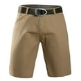 thumbnail image 1 of Zylanna Men's Casual Shorts, with Pockets Solid Color Athletic Sport Elastic Waist 2025 New Style Summer Short Pants for Man Khaki Size 34, 1 of 2