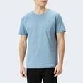 thumbnail image 1 of Zylanna Men's Casual T-Shirts, Solid Color Short Sleeve Fashion Crew Neck Shirts for Men Tee Light Blue Size M, 1 of 8