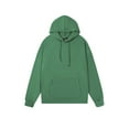 thumbnail image 1 of Zylanna Men's Hoodie Pullover, Solid Color Pockets with Drawstring Basic Casual Sweatshirts for Men Green, 1 of 4