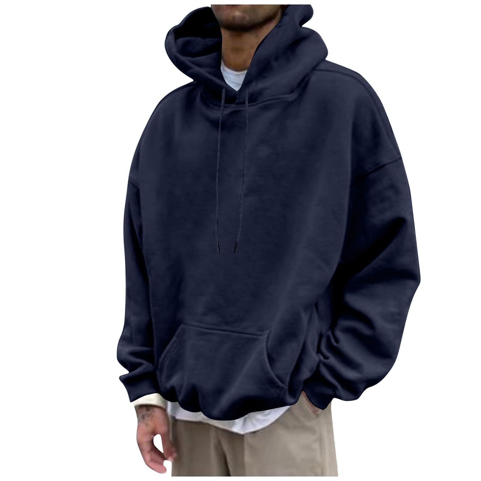 SHERUPOO Men's Short Sleeve Hoodie - Lightweight Cotton Workout & Casual Pullover (Khaki, XX-Large) - View #2