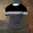 thumbnail image 1 of Zylanna Men's T-Shirts Tee, Short Sleeve Gradient Color Crew Neck Summer Fashion Tops for Mens Gray, 1 of 6