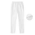 thumbnail image 1 of Zylanna Women's Sweatpants with Pockets, Soft & Warm Solid Color Elastic Waist Baggy Activewear Pants for Women White, 1 of 7