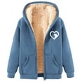 thumbnail image 1 of Zylarhe Autumn/winter Lamb Coat Plus Thick Hooded Cardigan Plus Size Coat Sleeveless Hoodie Men, 1 of 2