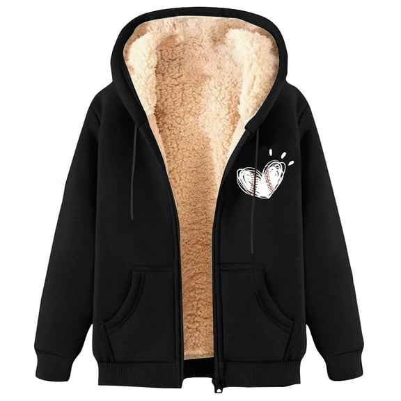 Zylarhe Autumn/winter Lamb Coat Plus Thick Hooded Cardigan Plus Size Coat Zip up Hoodie Mens