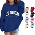 thumbnail image 1 of Zylarhe Boys Sweatshirts Girls Hoodies and Sweatshirts for Girls Cute Long Sleeve Pullover Sweatshirt for Kids Comfortable Daily Wear Navy 12-13 Years, 1 of 4