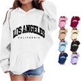 thumbnail image 1 of Zylarhe Boys Sweatshirts Girls Hoodies and Sweatshirts for Girls Cute Long Sleeve Pullover Sweatshirt for Kids Comfortable Daily Wear White 7-8 Years, 1 of 4