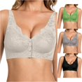thumbnail image 1 of Zylarhe Bras for Women, Women’s Front Closure Push Up Lifting Seamless Shaping Back Smoothing Bra Wireless Women Bras plus Size Front Hook Beige XXXL, 1 of 8