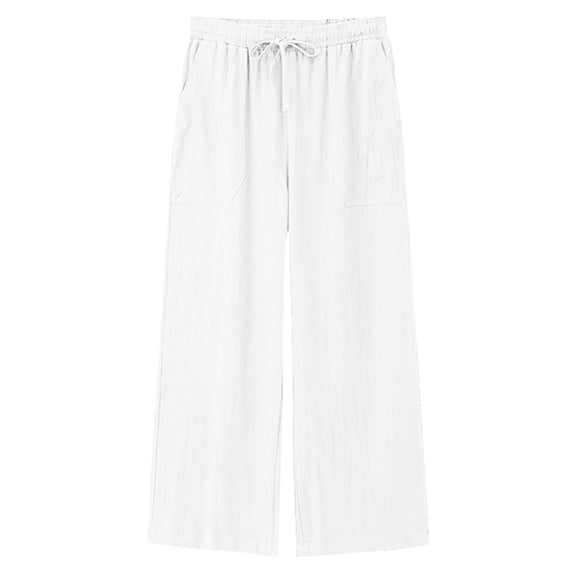 Zylarhe Casual Pants for Men Male All Season Fit Pant Casual All Solid Color Pocket Trouser Fashion Overalls Beach Pockets Straight Pant Big Tall Pants