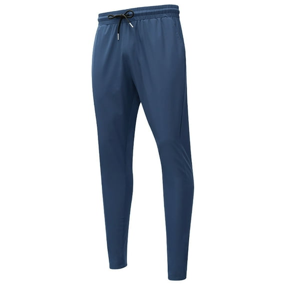 Zylarhe Casual Pants for Men Men's Sports Pants High Performance Technology Cloth Jogging Pants Fitness Sports Belt Pocket For Men Training Pants for Man