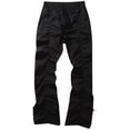 thumbnail image 1 of Zylarhe Casual Pants for Men Men's And Women's High Street Vibe Wind Pleated Straight Leg Casual Pants Design Sense Drawstring Loose Micro Flared Pants Memory Foam, 1 of 3