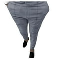 thumbnail image 1 of Zylarhe Casual Pants for Men Male Large Plaid Striped Casual Minimalist Small Leg Pants Big And Tall Pants, 1 of 5