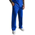 thumbnail image 1 of Zylarhe Casual Pants for Men Male Solid Color Long Trousers Tether Pants Sports Street Casual Trousers Band Size, 1 of 6