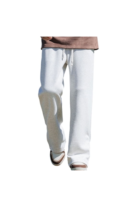 Casual Pants for Men Men's Autumn Draped Sports Sweatpants Loose Straight Wide Leg Pants Casual Long Pants Elastic Pants for Men Trouser