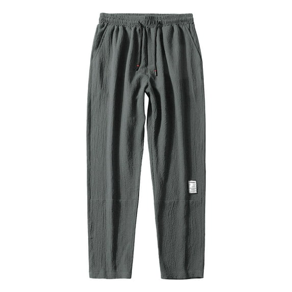 Zylarhe Casual Pants for Men Men's Casual Pants High Stretch Breathable Lightweight Trousers For Daily Outdoor Athletic Activities Boy Stocking