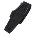 thumbnail image 1 of Zylarhe Casual Pants for Men Men's Fashionable Loose Waistband Drawstring Elastic Pants Casual Ice Silk Elastic Mesh Leggings Jogging Indoor, 1 of 5