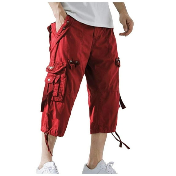 Zylarhe Casual Pants for Men Men's Gym Pants Workout Running Athletic Joggers Slim Fit Sport Track Pants With Zipper Pockets with Foam