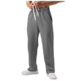 thumbnail image 1 of Zylarhe Casual Pants for Men Mens Casual Waist Color Sports Hat Woven Pocket Solid Color Pocket Leather Label Thin Sweatpants Band 1, 1 of 7