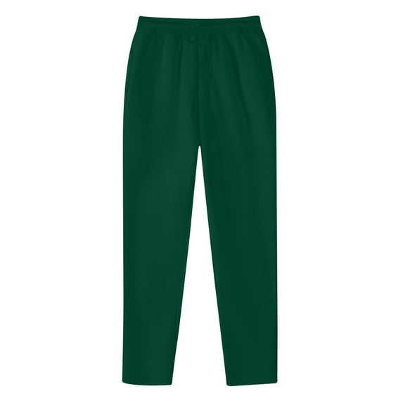 Zylarhe Casual Pants for Men Mens Hop Pants Casual Solid Color Track Lace Up Workout Pants With Pocket with 6