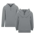 thumbnail image 1 of Zylarhe Girls Boys Sweatshirt Boys Hoodies & Sweatshirts for Kids Stylish Zip-Up Pullover with Pocket Long Sleeve Comfortable Outerwear Ideal for School and Outdoor Grey 13-14 Years, 1 of 9