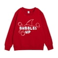 thumbnail image 1 of Zylarhe Girls Boys Sweatshirt Boys Letter Print Hooded Sweatshirt Long Sleeve Cozy Pullover for Kids Youth Casual Wear Red 4-5 Years, 1 of 3