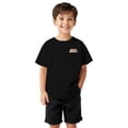 thumbnail image 1 of Zylarhe Girls Easter Shirt Boys Short Sleeve Tee for Play and Schoolyard Lightweight Crewneck Top with Easter Print Design Comfortable Soft Top for Kids Ideal Holiday Outfit 10-11 Years Black, 1 of 5