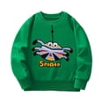 thumbnail image 1 of Zylarhe Halloween Sweatshirts for Kids Girls Hoodies Long Sleeve Pullover with Cute Embroidery Comfortable Casual Outerwear Green 7-8 Years, 1 of 8