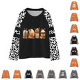 thumbnail image 1 of Zylarhe Kids Halloween Jumpsuits Dance Themed Stage Performance Party Wear Playful Home Outfit for Girls Navy 5-6 Years, 1 of 4