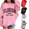 thumbnail image 1 of Zylarhe Kids Sweatshirts Girl Graphic Prints Sweatshirt Crewneck Long Sleeve Cute Drop Shoulder Pullover Tops with Cute Graphic Design Pink 4-5 Years, 1 of 6