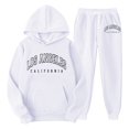 thumbnail image 1 of Zylarhe Male And Women Sports Suit Autumn And Winter Leisure Part Printed Hooded Sweater Pants With Tassels Sports Suit Mens Vest, 1 of 2