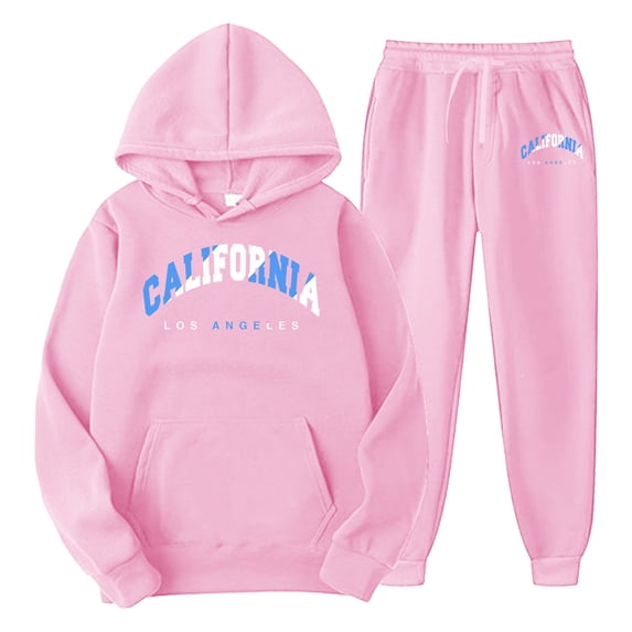 Zylarhe Men And Women Autumn And Winter Fashion Casual Letter Printed Sweater Pants Sports Suit Jackets Suite for Men