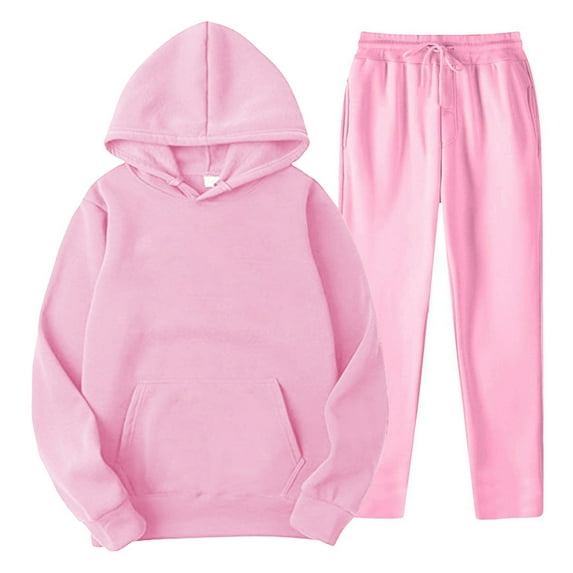 Zylarhe Men And Women Sports Suit Autumn And Winter Leisure Solid Color Hooded Sweater Pants With Tassels Sports Suit Slim Suits