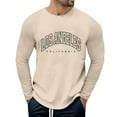 thumbnail image 1 of Zylarhe Men T Shirts Male Autumn And Winter Fashion Printed Round Neck Long Sleeve T Shirt Retro Full Print Tops Mens Compression Shirts, 1 of 4