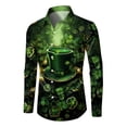 thumbnail image 1 of Zylarhe Men T Shirts Male St. Patricks's Day Long Sleeve Shirt Autumn Casual 3D Printing Hawaii Long Sleeve Shirts Tops Top Shirt, 1 of 4