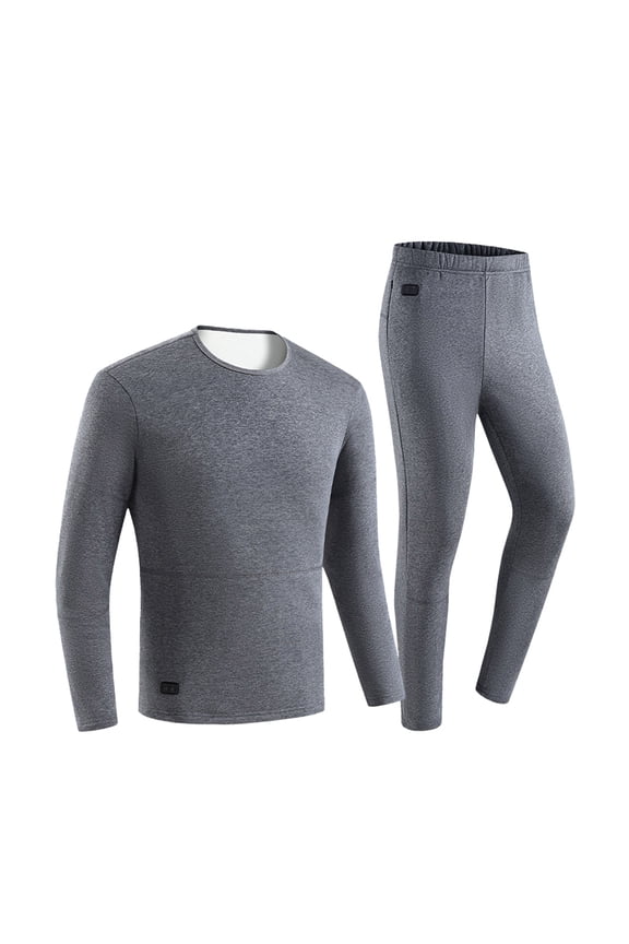 Men's 30 Heating Thermal Underwear Thickened Cold Body Heating Set Tuxedo Tux Inflatable