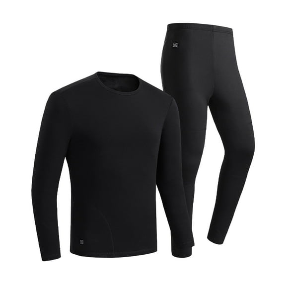 Zylarhe Men's 4 Heating Thermal Underwear Thickened Cold Body Heating Set Punjabi Suit for Men