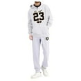 thumbnail image 1 of Zylarhe Men's And Women's Autumn And Winter Fashion Casual Letter Printed Sports Long Sleeved Hoodie Set Cookies Hoodie, 1 of 4