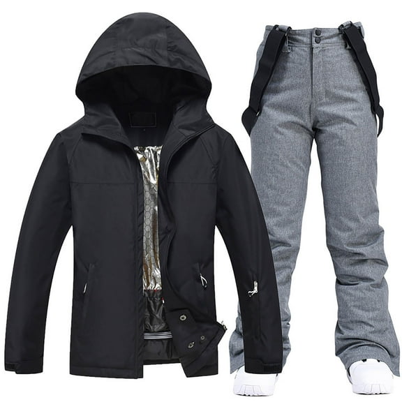 Zylarhe Men's And Women's Winter Outdoor Sports Skiing Set Jackets Suits for Men