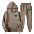 thumbnail image 1 of Zylarhe Men's Casual Hoodie And Jogger Set Letter Print Sweatsuit For Everyday Wear Spring Fall Winter Outfit Men in Suit, 1 of 4