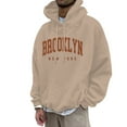 thumbnail image 1 of Zylarhe Men's Fashion Casual Part 3D Print Long Sleeve Drawstring Hooded Sweater Tops Thick Sweatshirt, 1 of 5