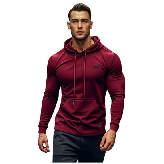Zylarhe Men's Hoodie Sweatshirt Long Sleeves Fashion Knit Pullover With Pockets Mens Hoodies Sweatshirts