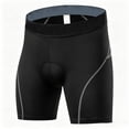 thumbnail image 1 of Zylarhe Men's Pants, Cycling Shorts: Breathable Quick Drying High Stretch With Thickened Silicone Padding – Summer Cycling Shorts Pants Grey XXL, 1 of 8