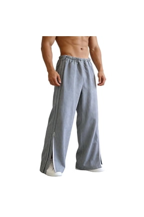Men's Pants, Easy On Off Casual Pants For Physical And Post Recovery Comfortable Wear Sock Grey XXL